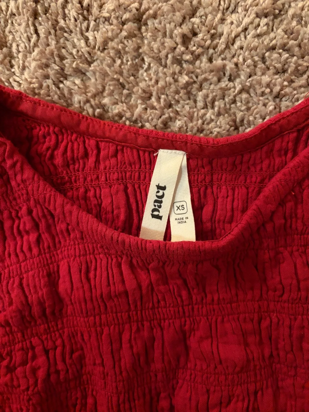 Pact red dress - Picture 7 of 7